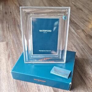NWT Waterford Crystal Glencove Picture Frame 5x7